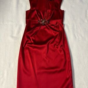 David Meister Red  Dress